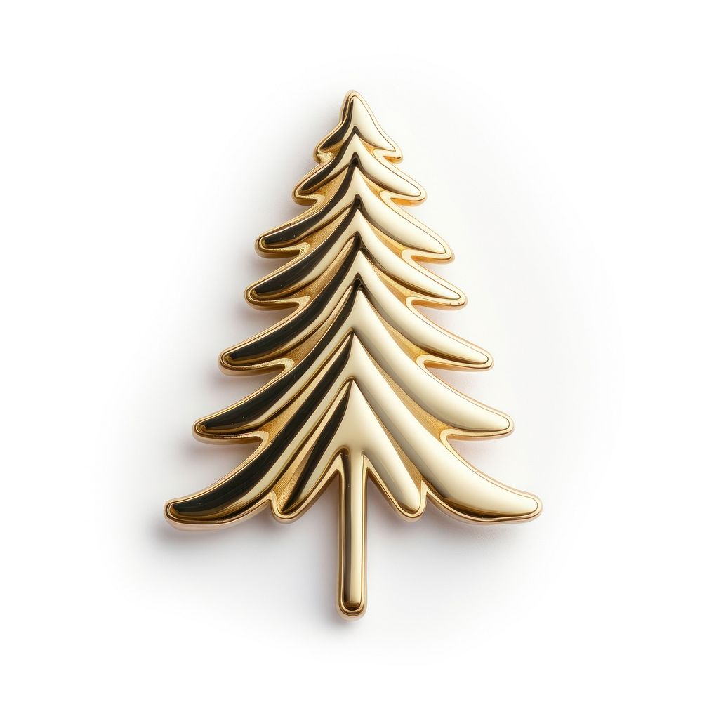 Brooch of pine tree accessories accessory christmas.