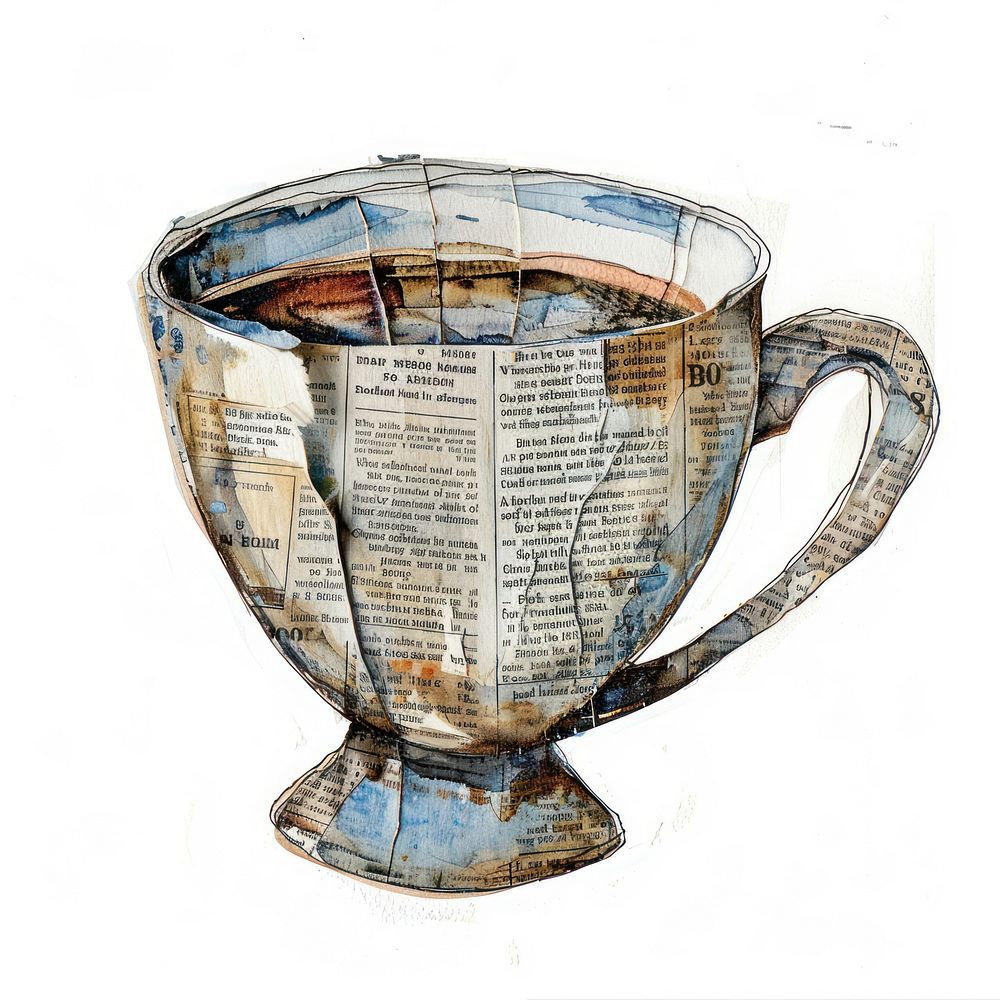 Cup pottery diaper trophy.