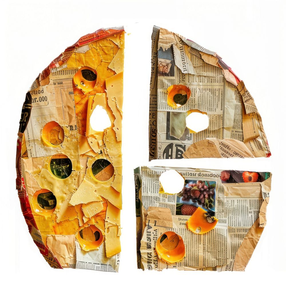 Collage bread text food.
