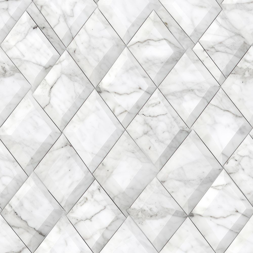 Marble tile flooring.