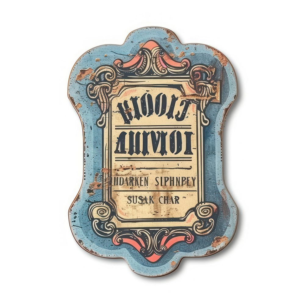 A museum shape ticket symbol badge logo.