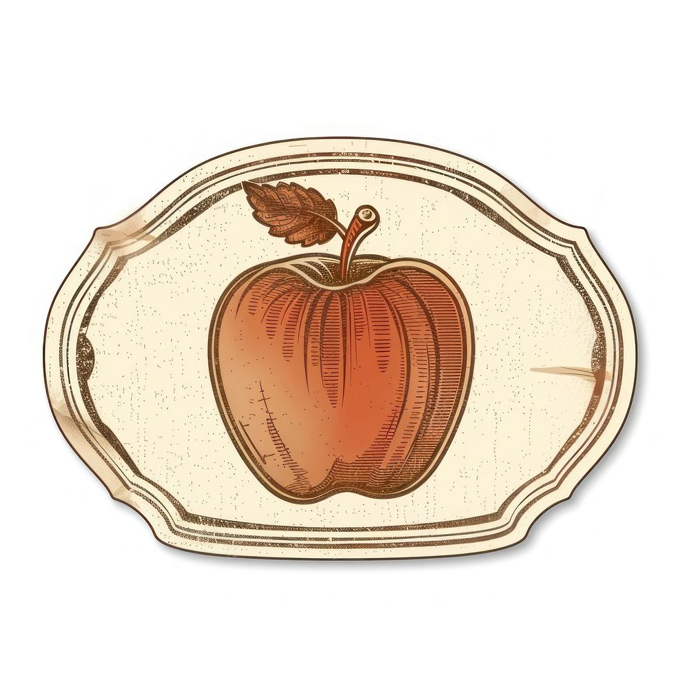 A apple shape ticket accessories vegetable accessory.