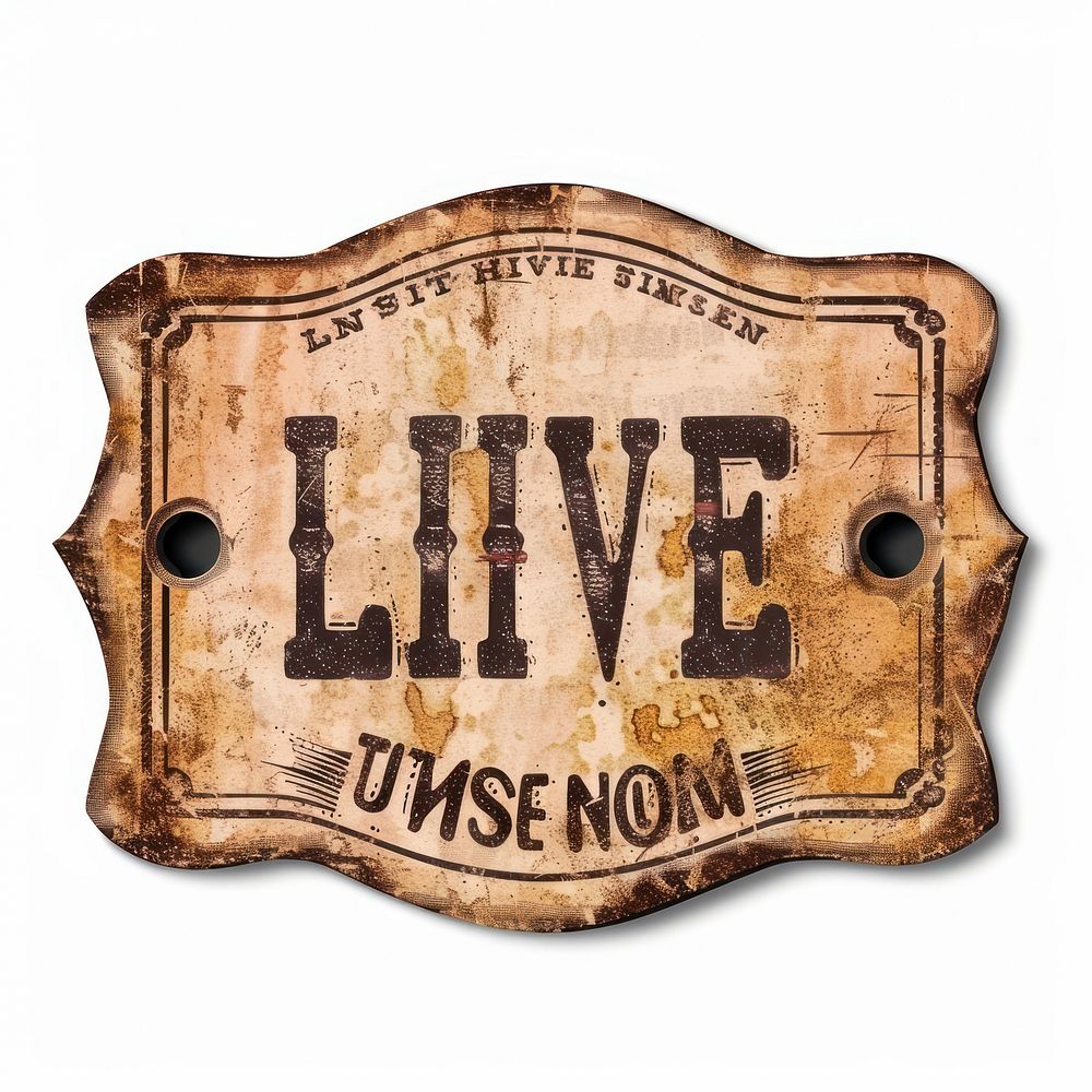 Live house ticket accessories accessory buckle.