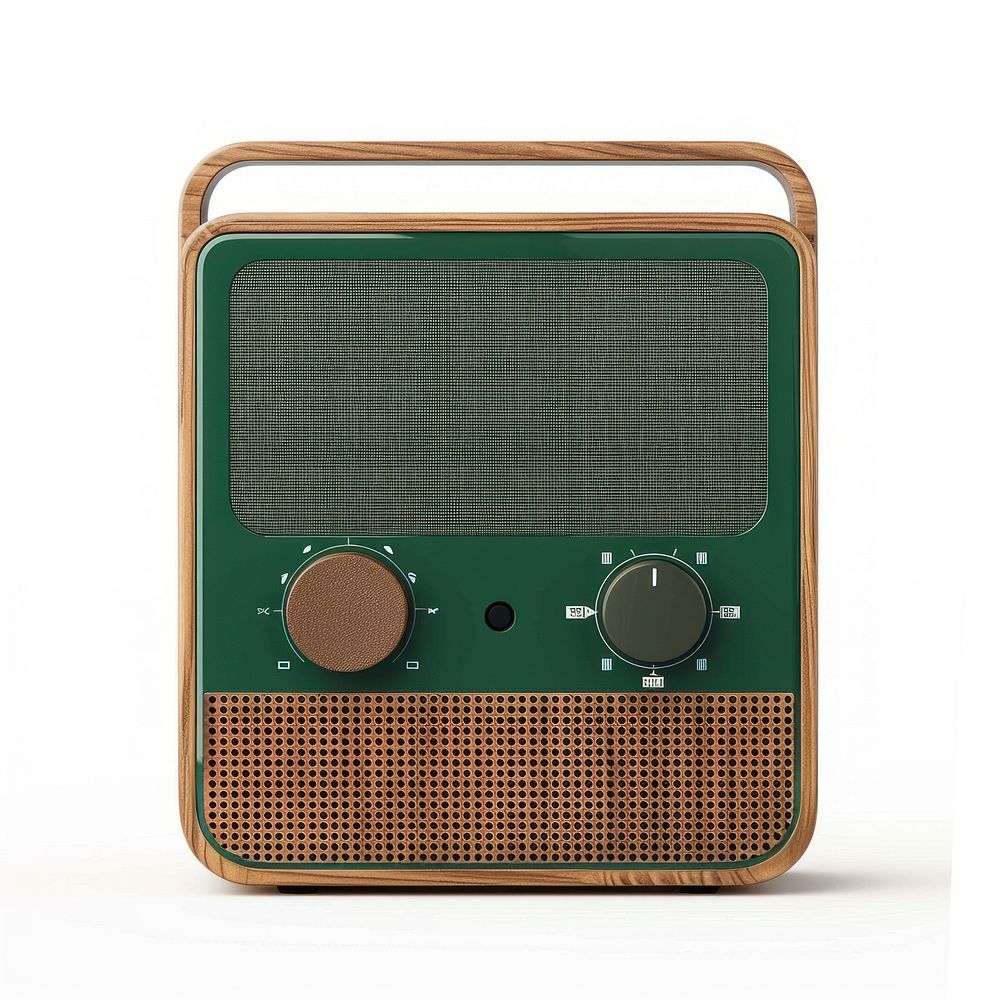 A modern digital radio electronics speaker audio speaker.