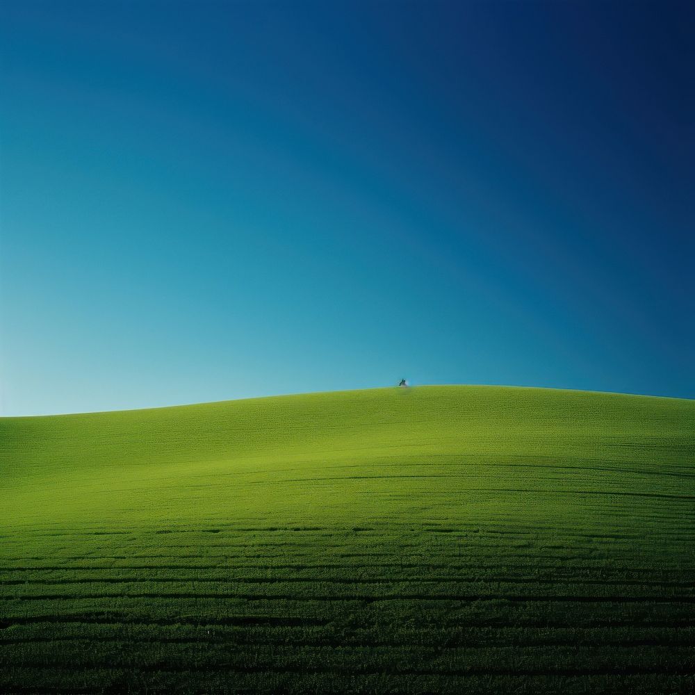Photo of a Countryside landscape outdoors horizon.