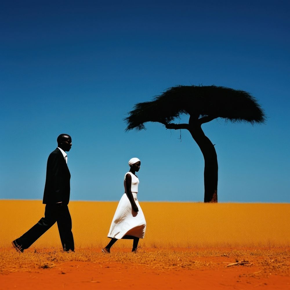 Photo of a African Wedding field photography outdoors.