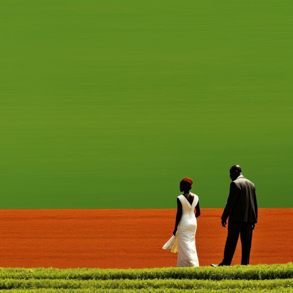 Photo of a African Wedding wedding agriculture countryside.