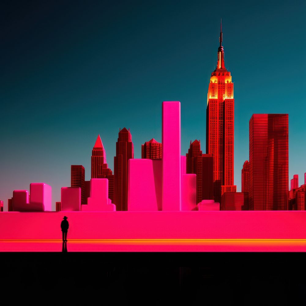 Photo of a new york city architecture metropolis cityscape.