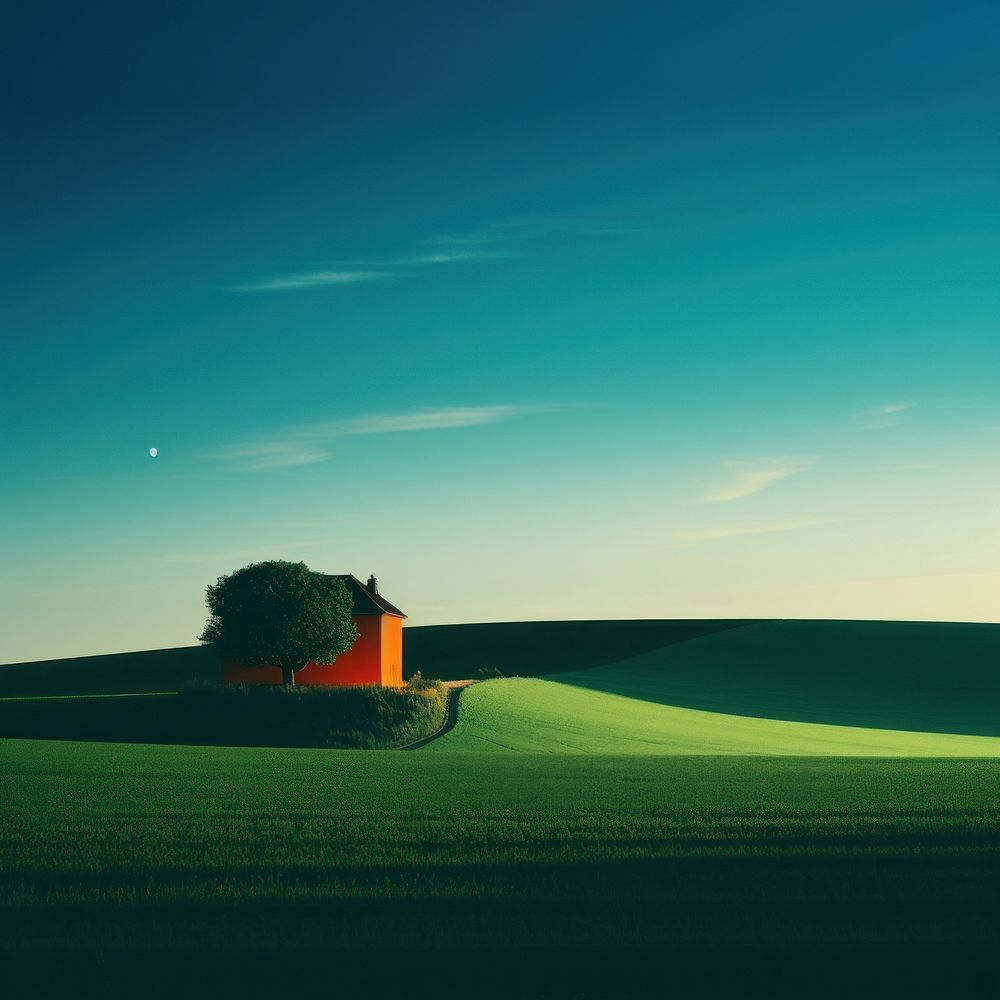 Photo of a Summer Solstice landscape agriculture countryside.