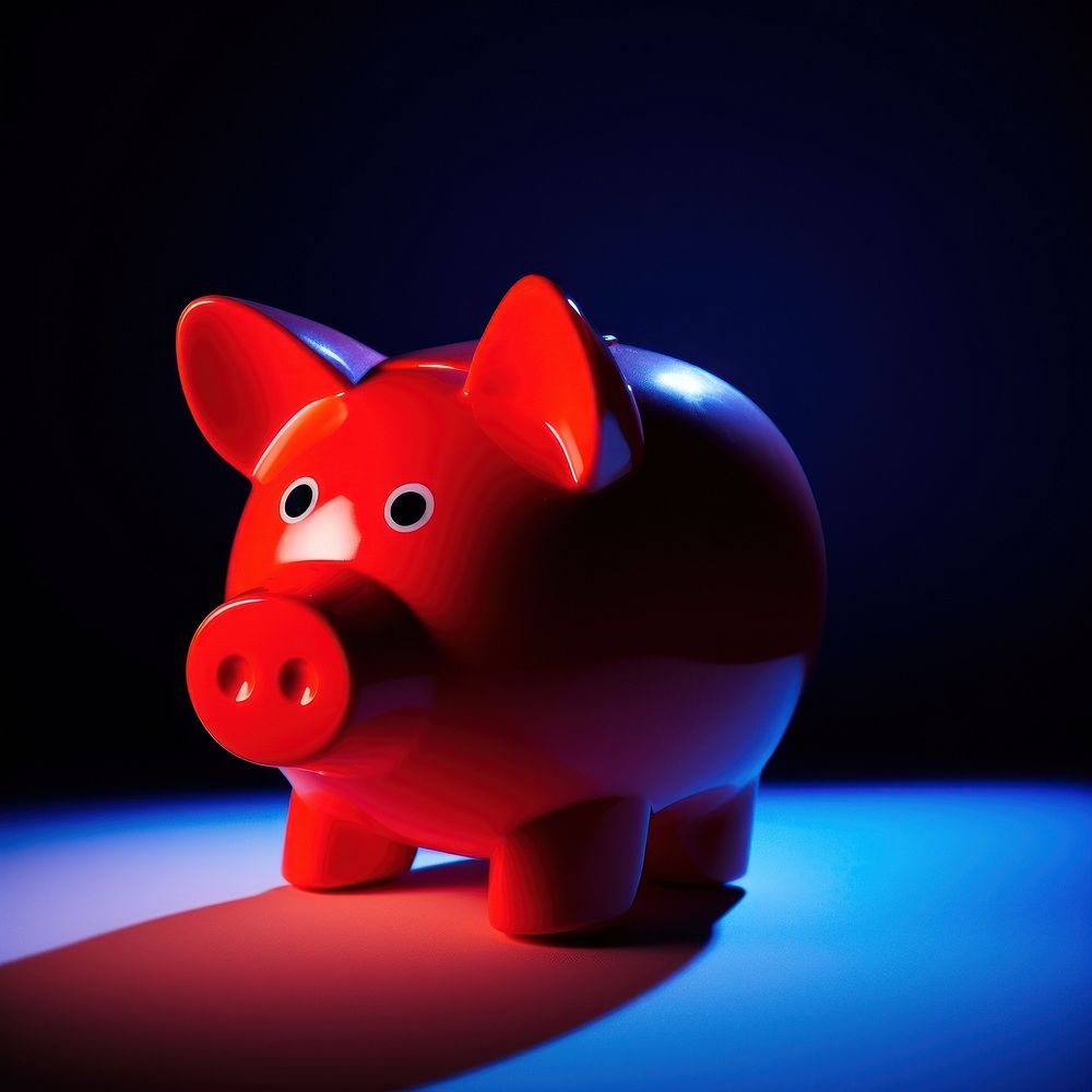 Photo of a Piggy bank pig piggy bank animal.