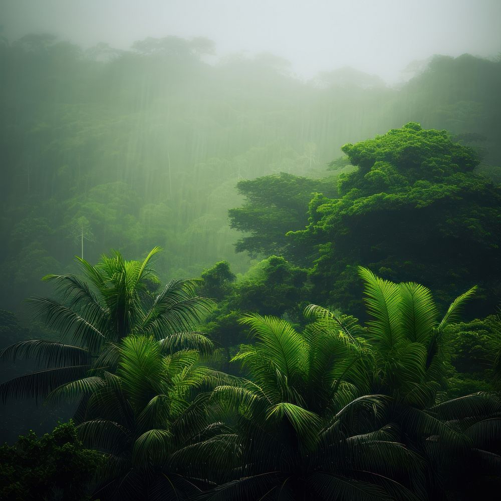 Photo of a Rainforest rainforest green land.