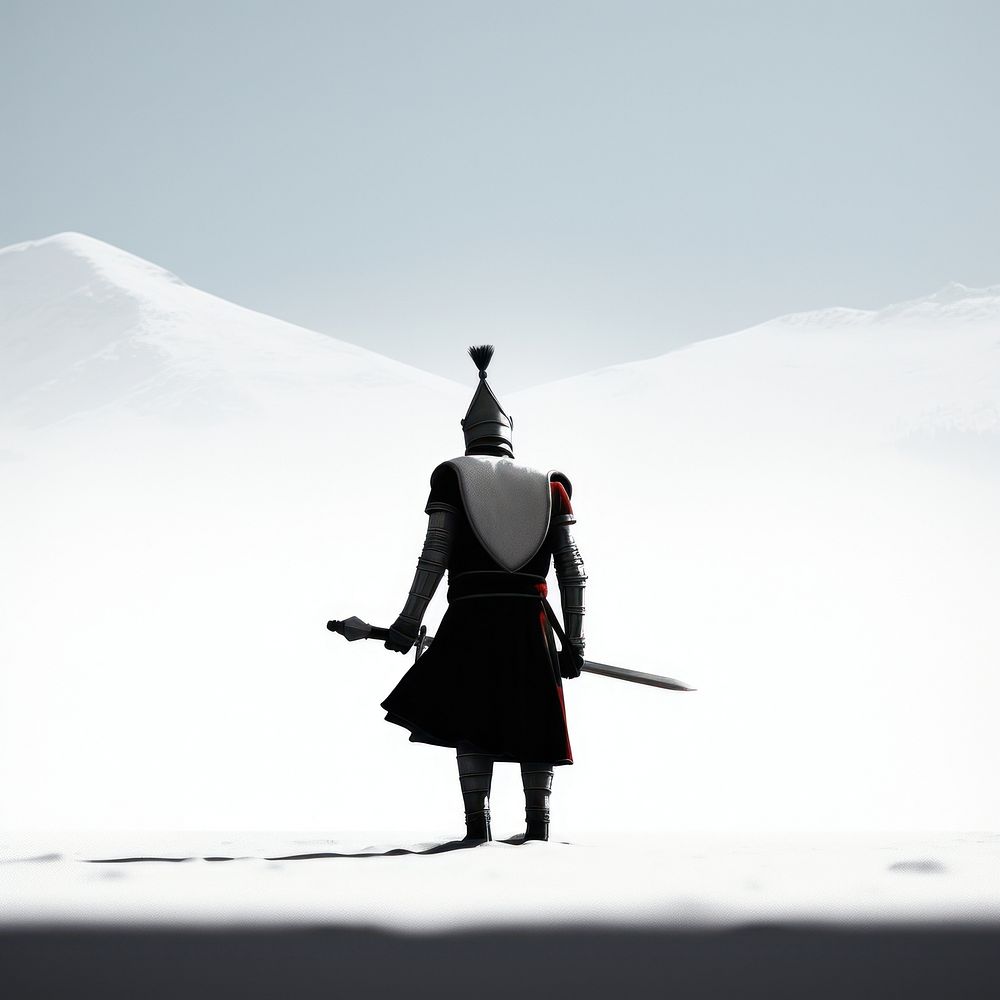 Photo of a warrior weaponry outdoors samurai.
