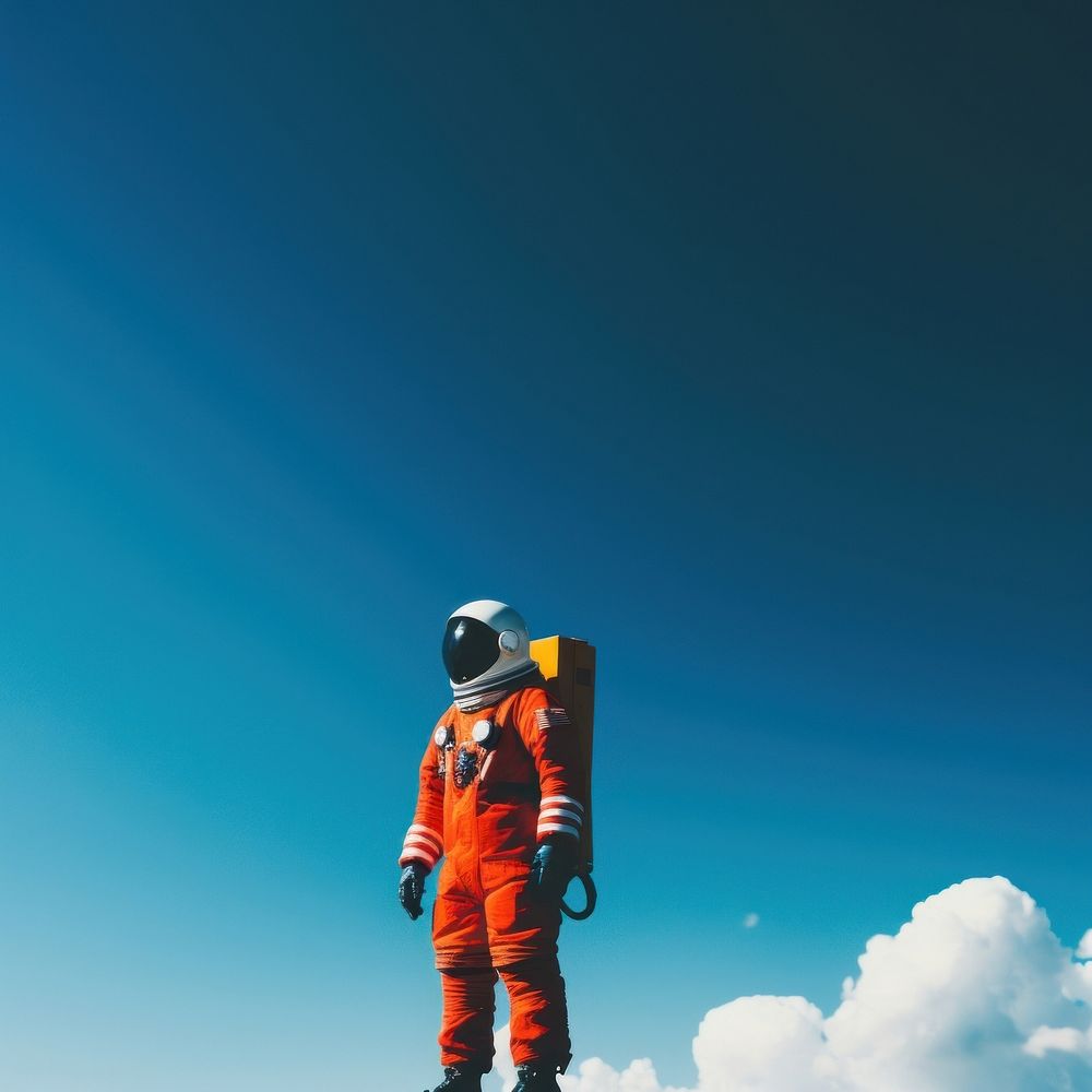 Photo of an Astronaut clothing apparel person.