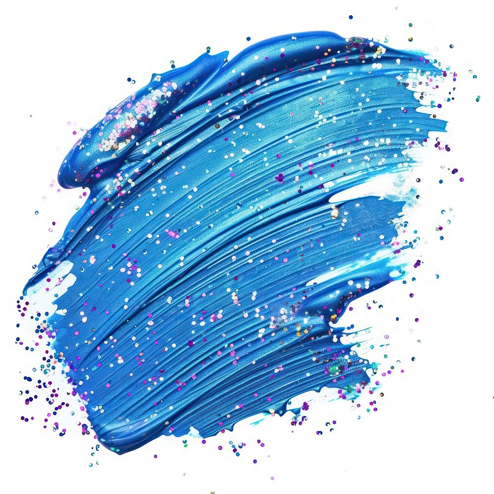 Blue brush strokes backgrounds glitter paint.