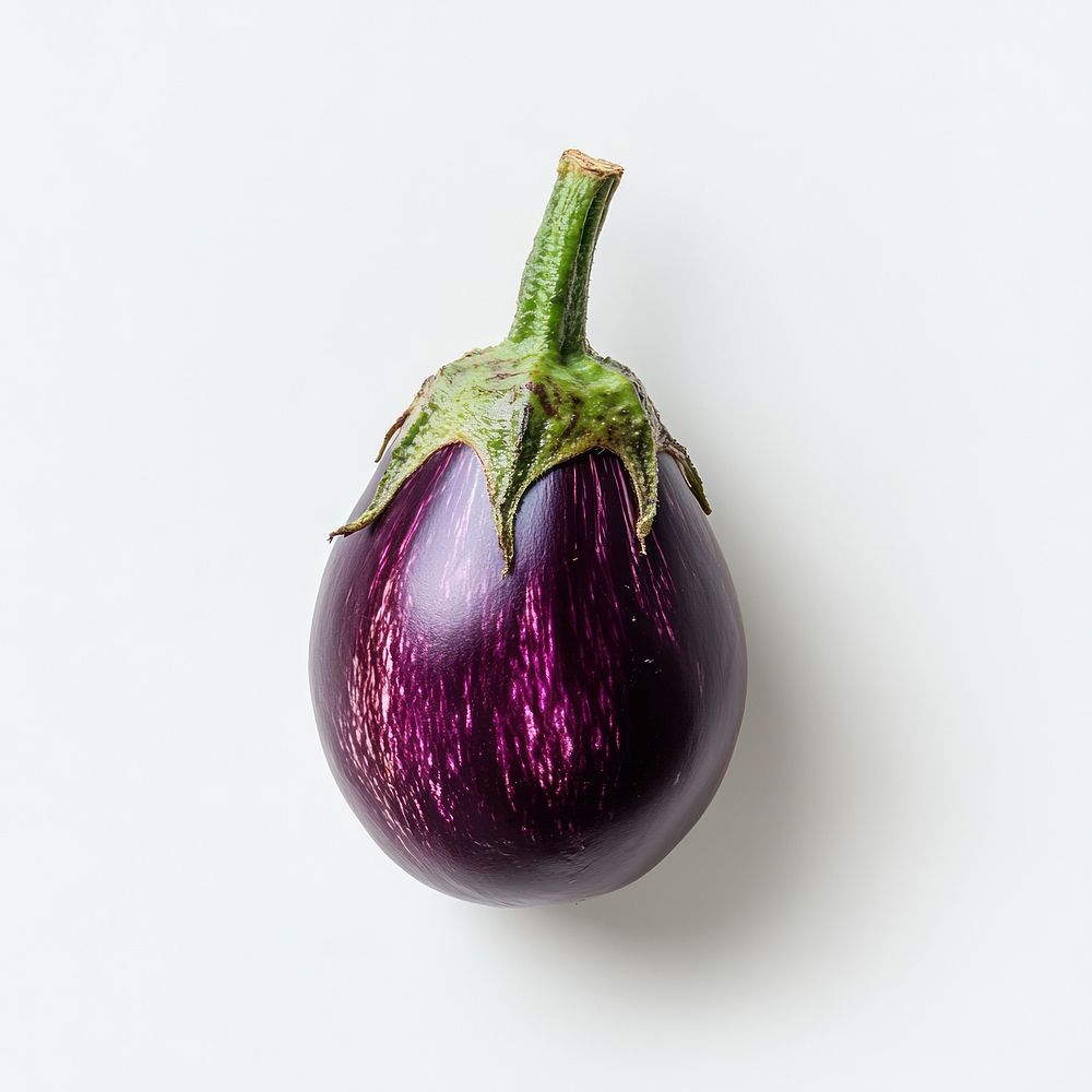 An isolated eggplant background vegetable produce.