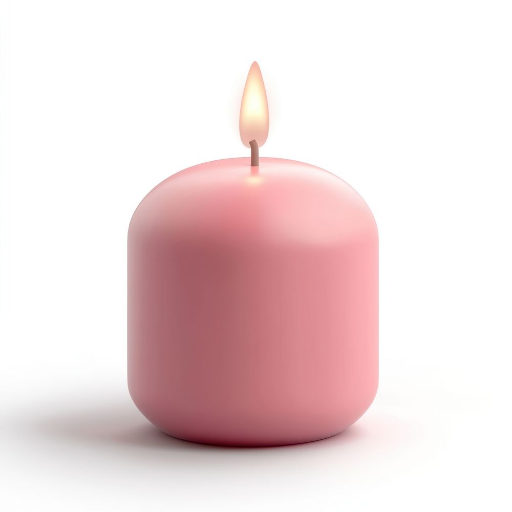 Candle illustration tranquility minimalist.