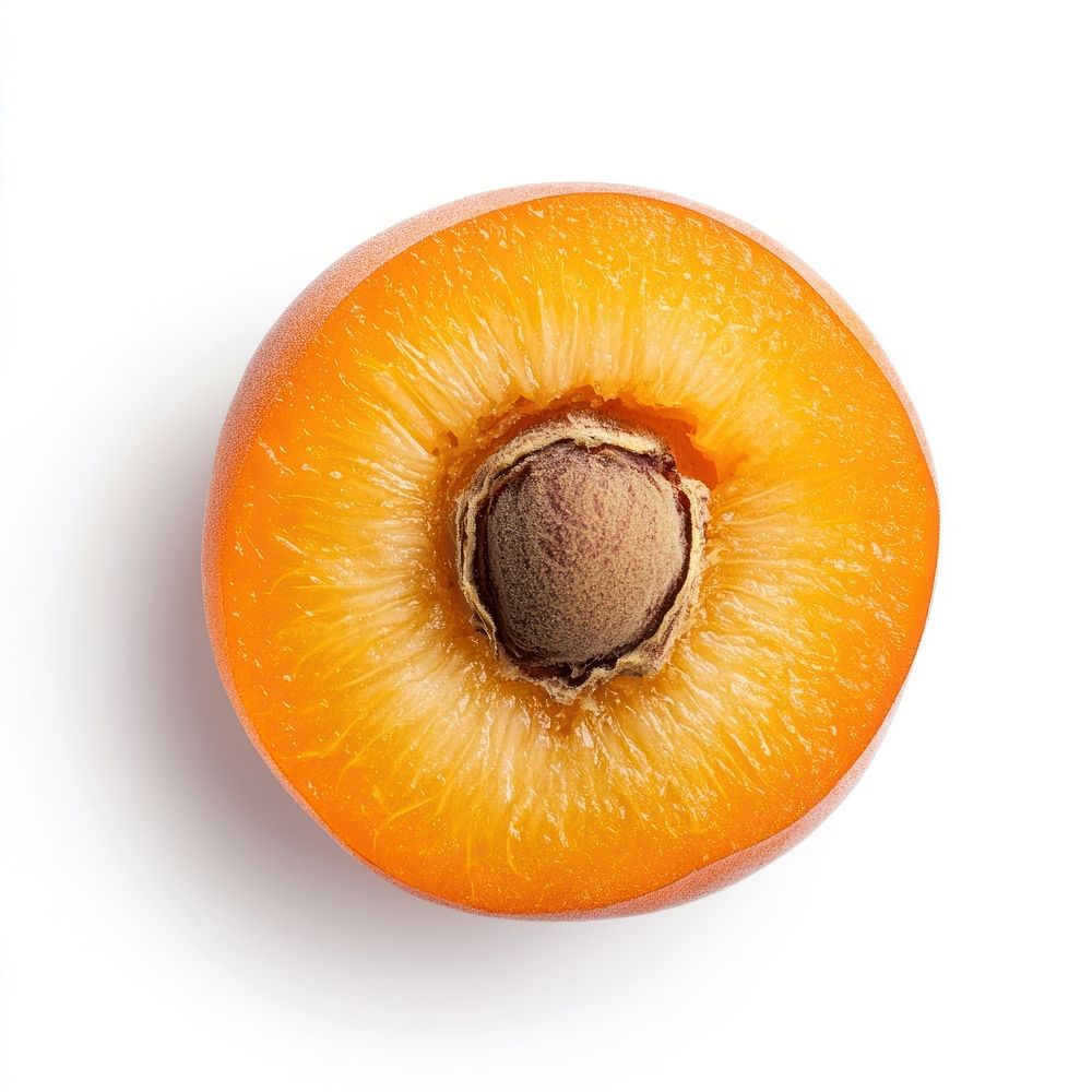 Sliced Apricot fruit produce apricot.