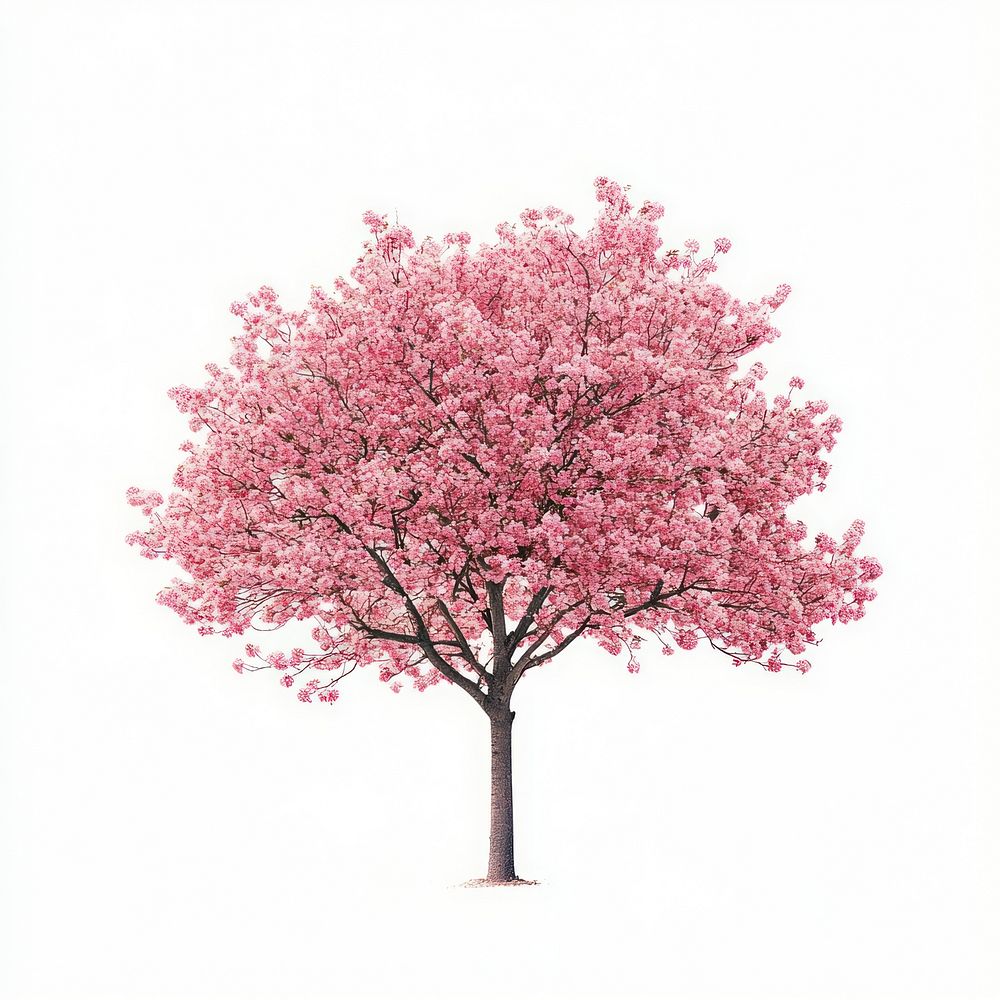 Sakura blossom flower tree flowers illustration springtime.