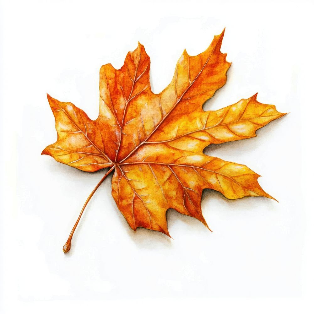 Fallen Maple Leaf maple leaf illustration.