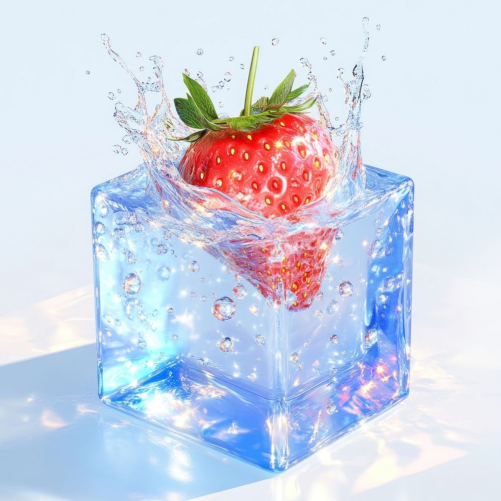 Strawberry splash fruit water.