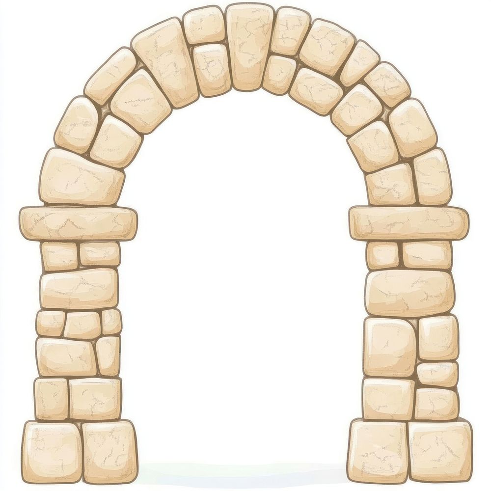 Romanesque arch architecture historical arched.