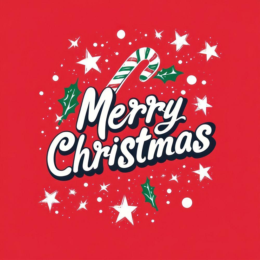 Merry Christmas text background christmas festive.