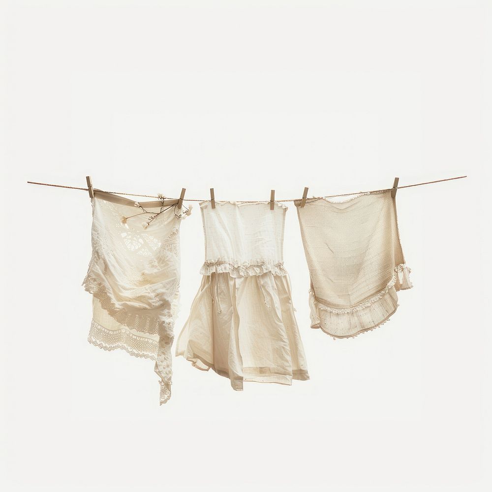 Cottagecore clothesline laundry underwear aesthetic.