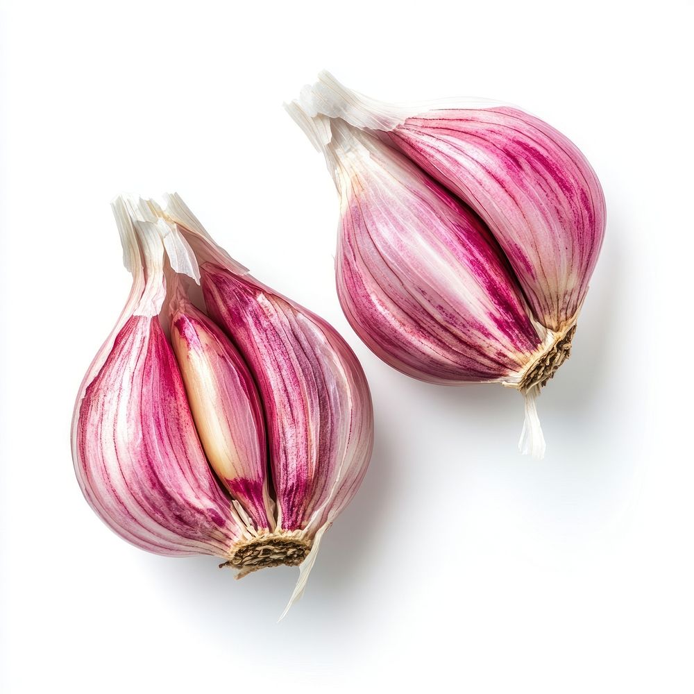 A garlic clove background produce vibrant.