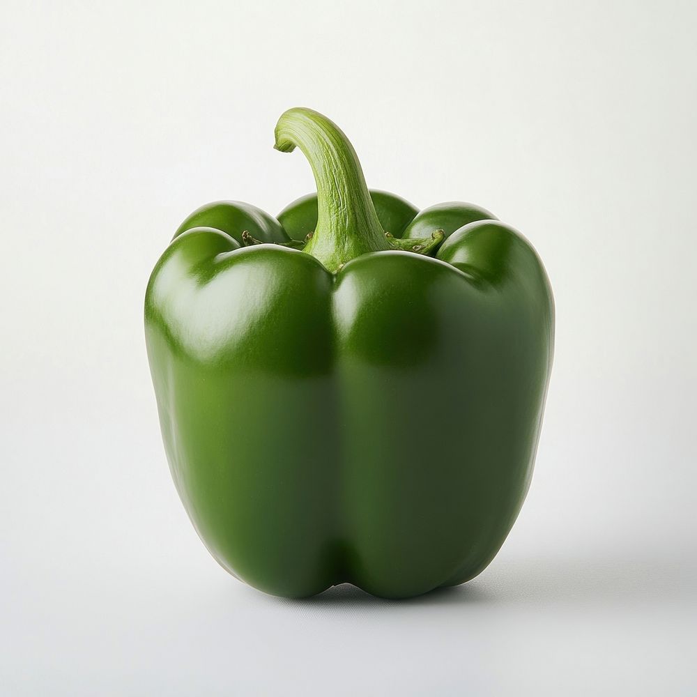 Bell pepper vegetable photography isolated.