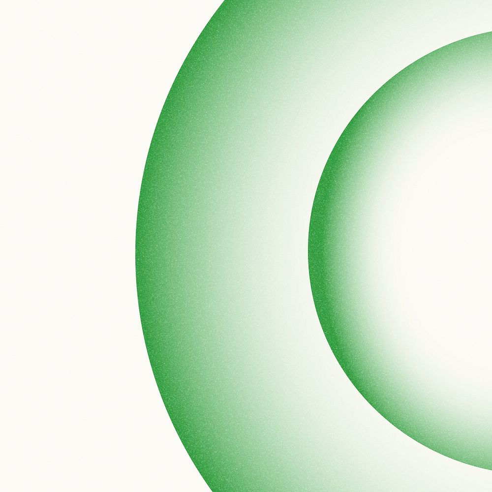 Abstract green  circles  gradient background