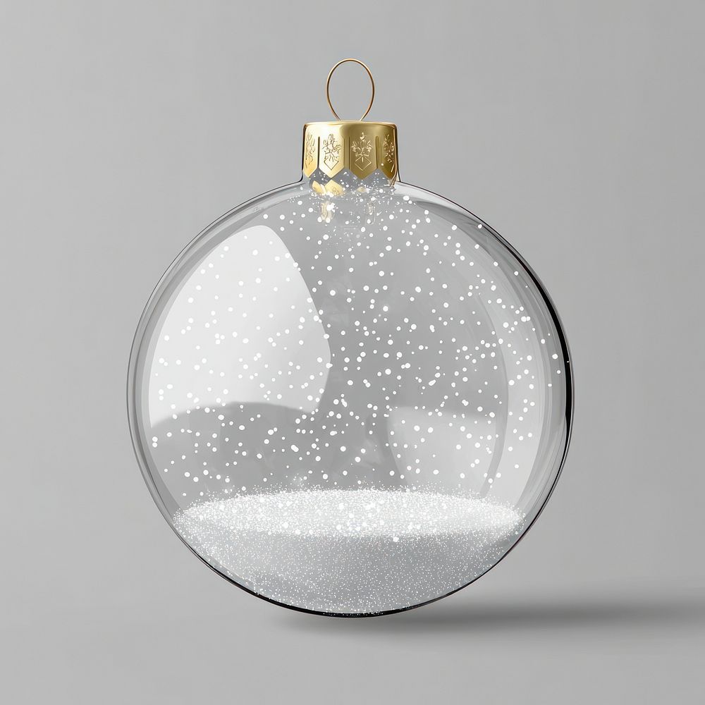 Transparent glass Christmas ball transparent decoration christmas.