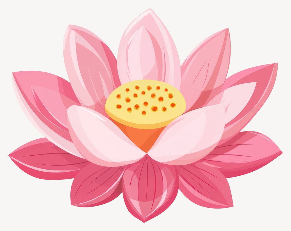 Lotus illustration blossom flower vector