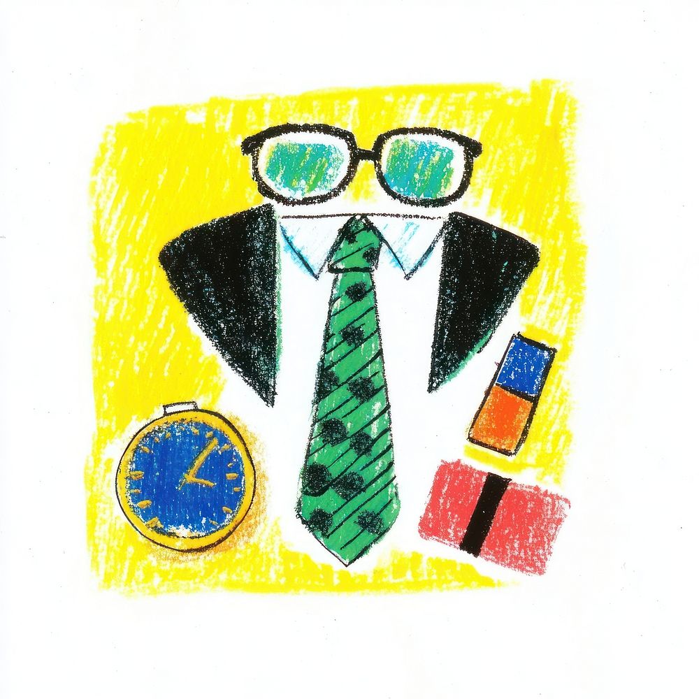 Icon of business style tie illustration.