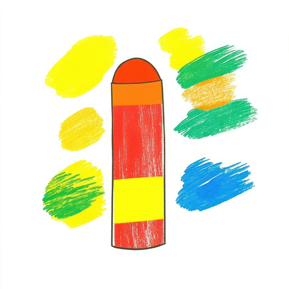 Icon of Glue Stick art illustration expression.