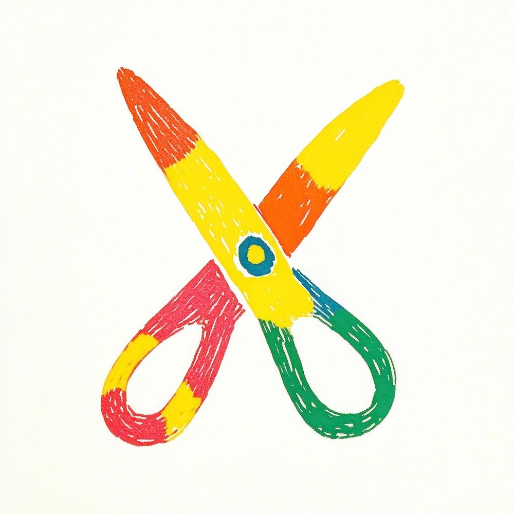 Icon of Scissor scissors transportation illustration.