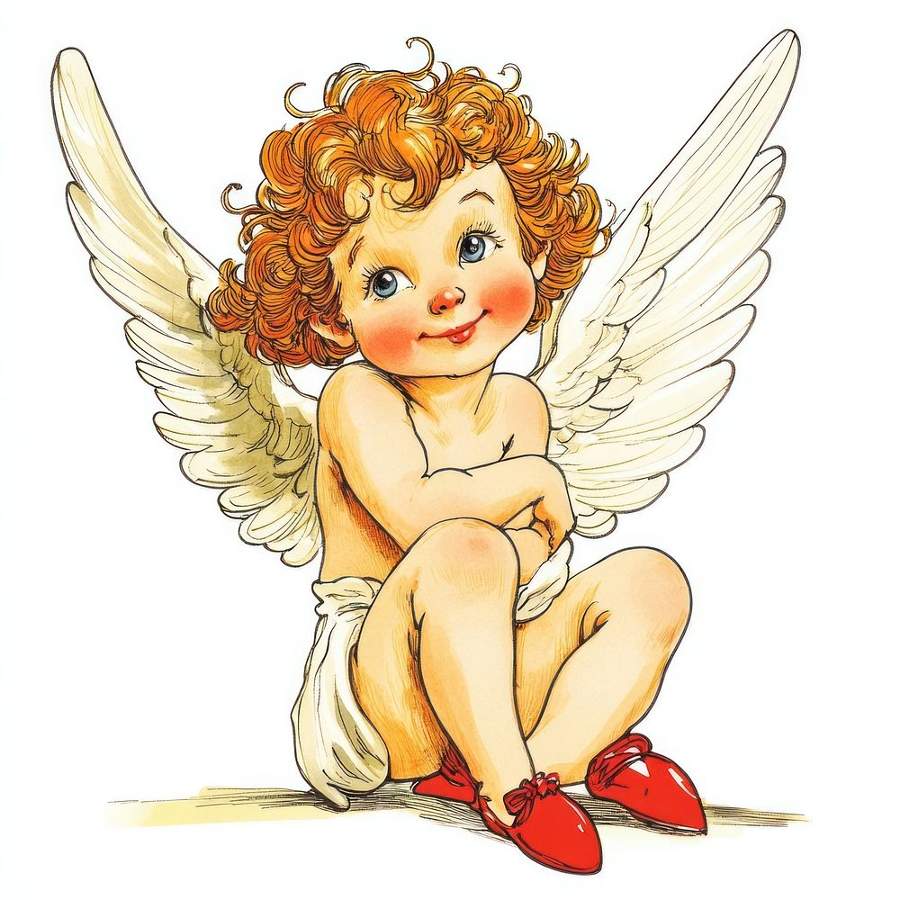 Cherub illustration cherub angel.