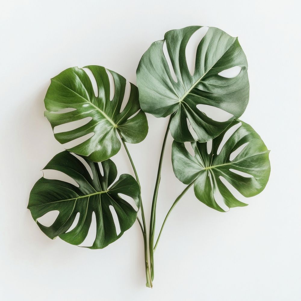 Monstera leaves bouquet leaf natural plant.