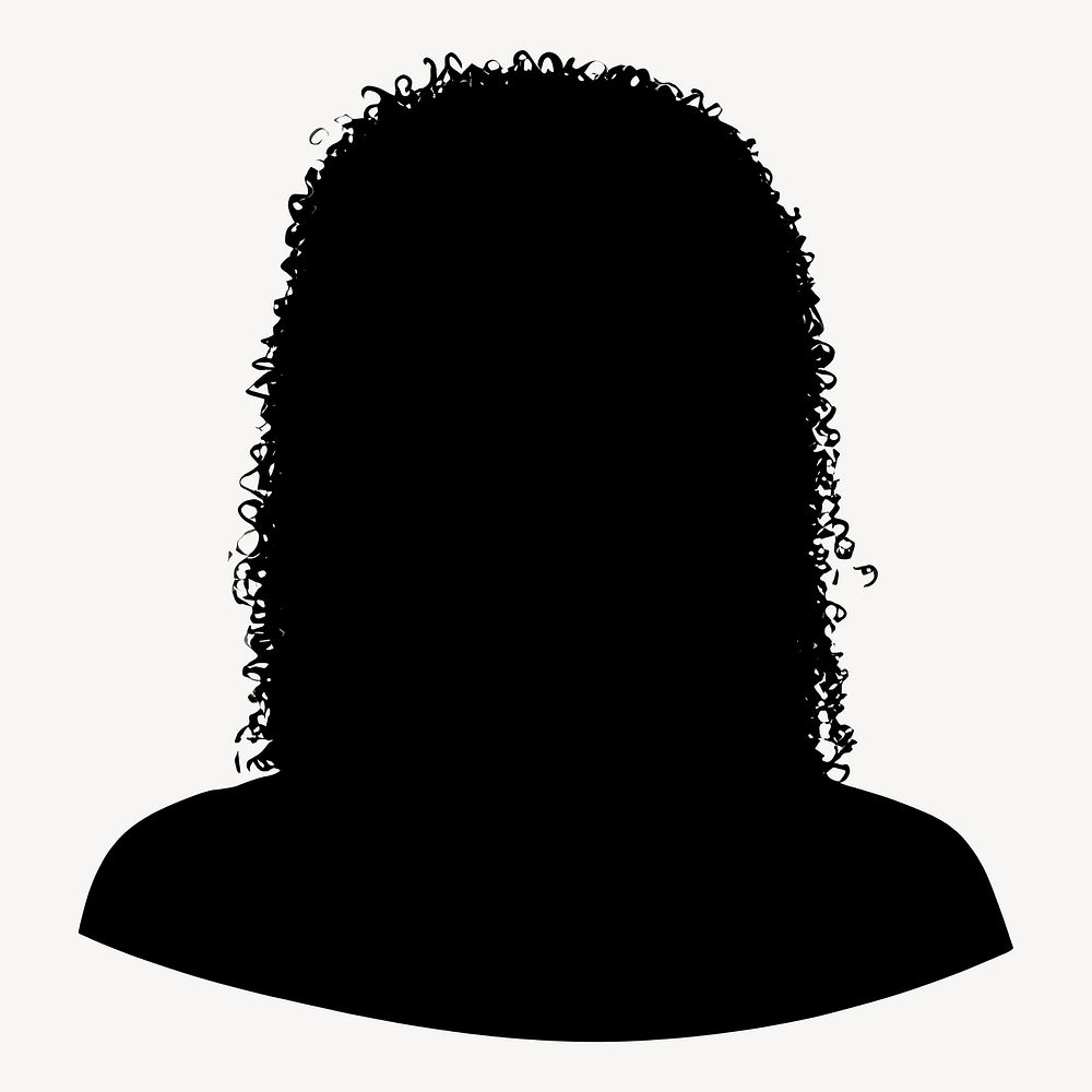 People avatar silhouette portrait outline vector