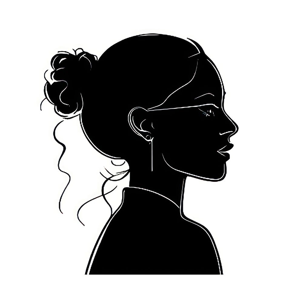 People avatar silhouette art portrait.