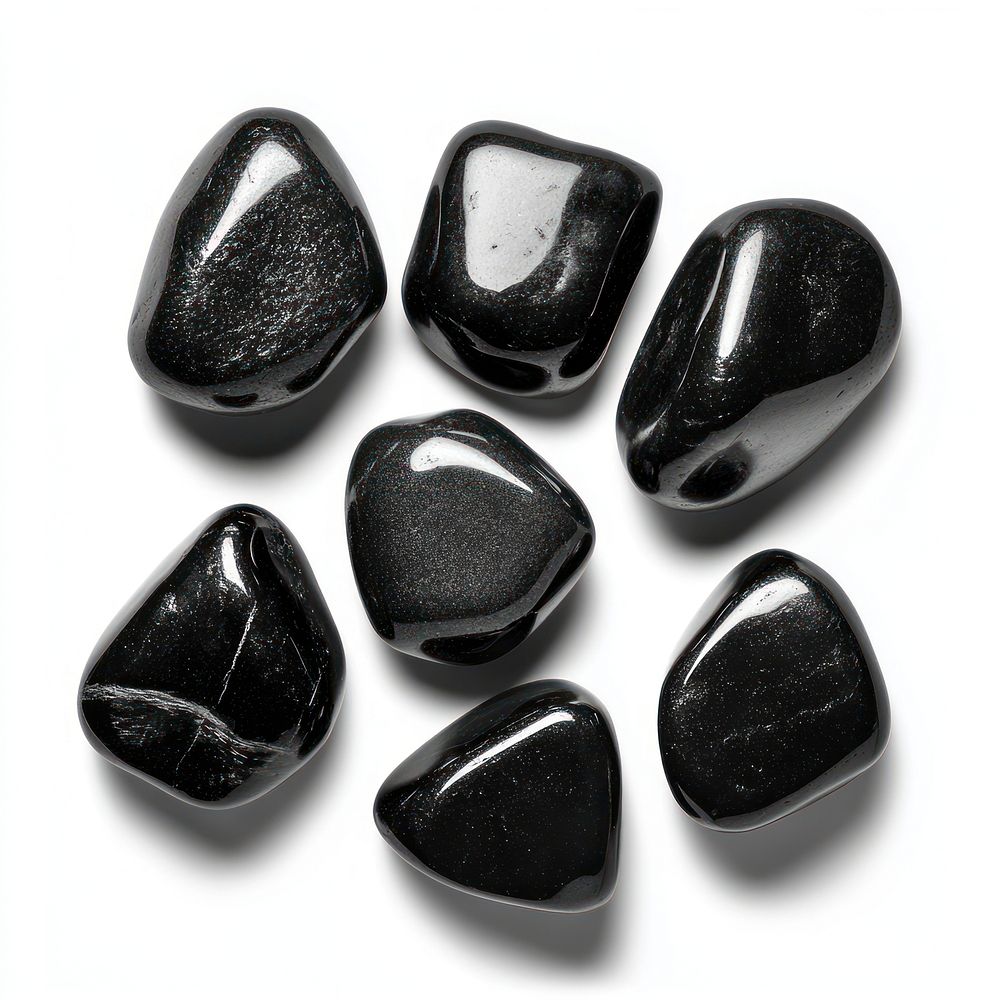 Obsidian Tumble Stones gemstone natural smooth.