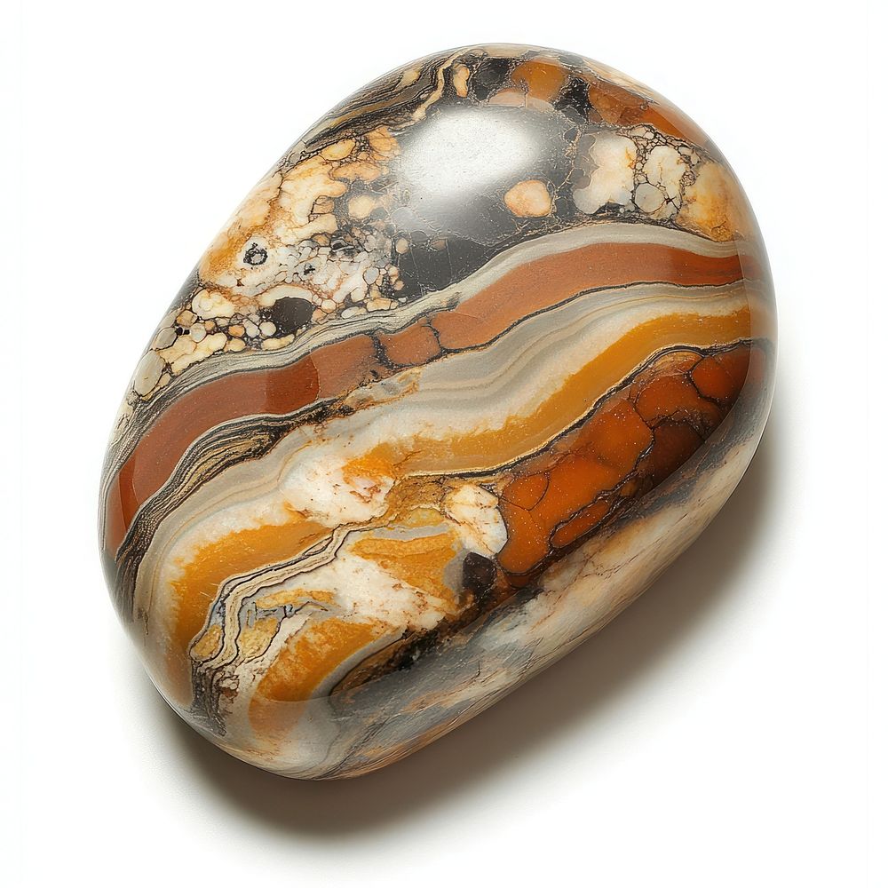 Polished Jasper Stone polished jewelry pattern.