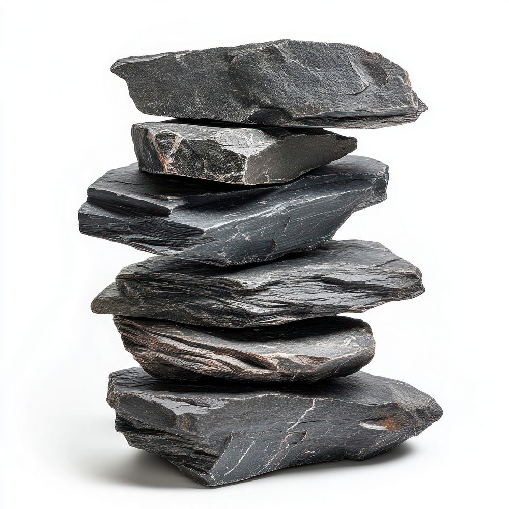 Stacked Schist Rocks rock natural arrangement.