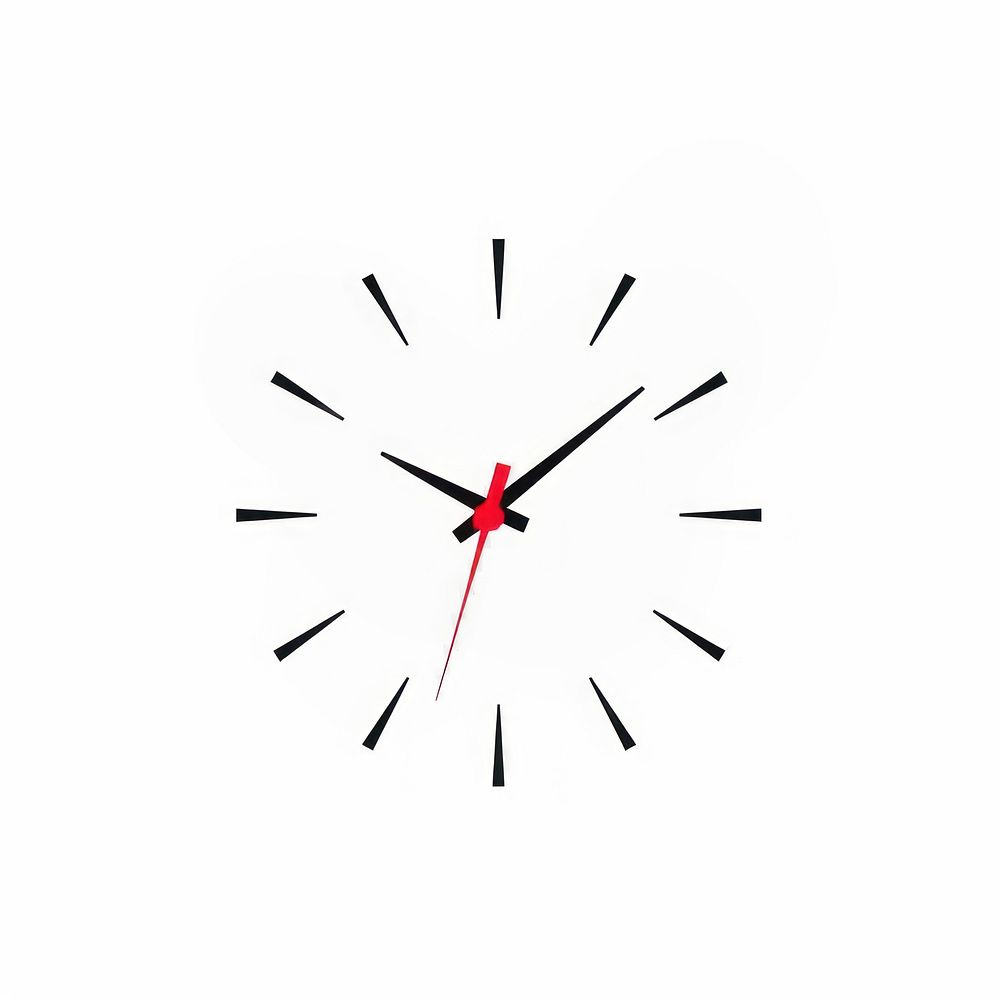 Clock icon clock illustration minimalist.