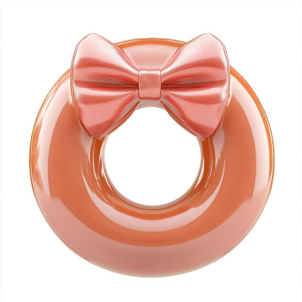 3d coquette Glazed Jelly Donut illustration sweets donut.