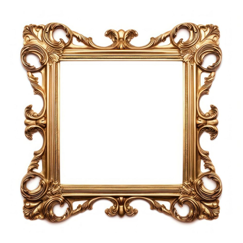 Simple gold frame vintage baroque | Free Photo - rawpixel