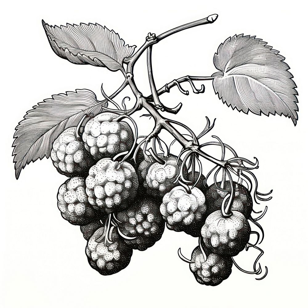 Berry berries art drawing.