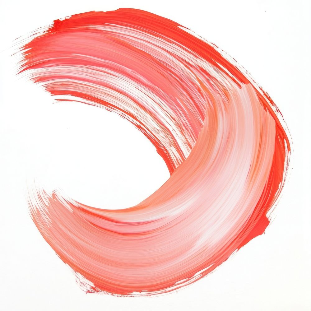 Pastel red brush stroke painting art brushstroke.