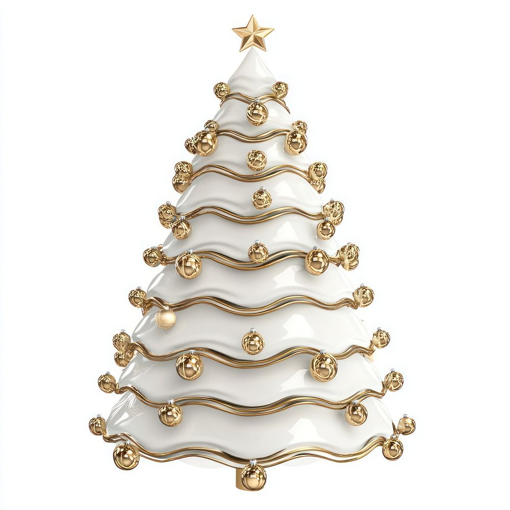 Christmas tree christmas decorations white.