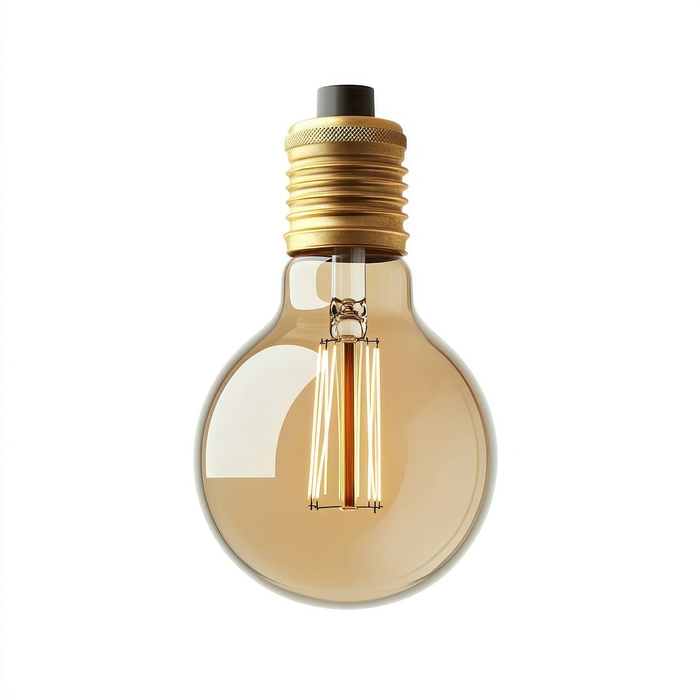 A warm light bulb chandelier decorative lightbulb.