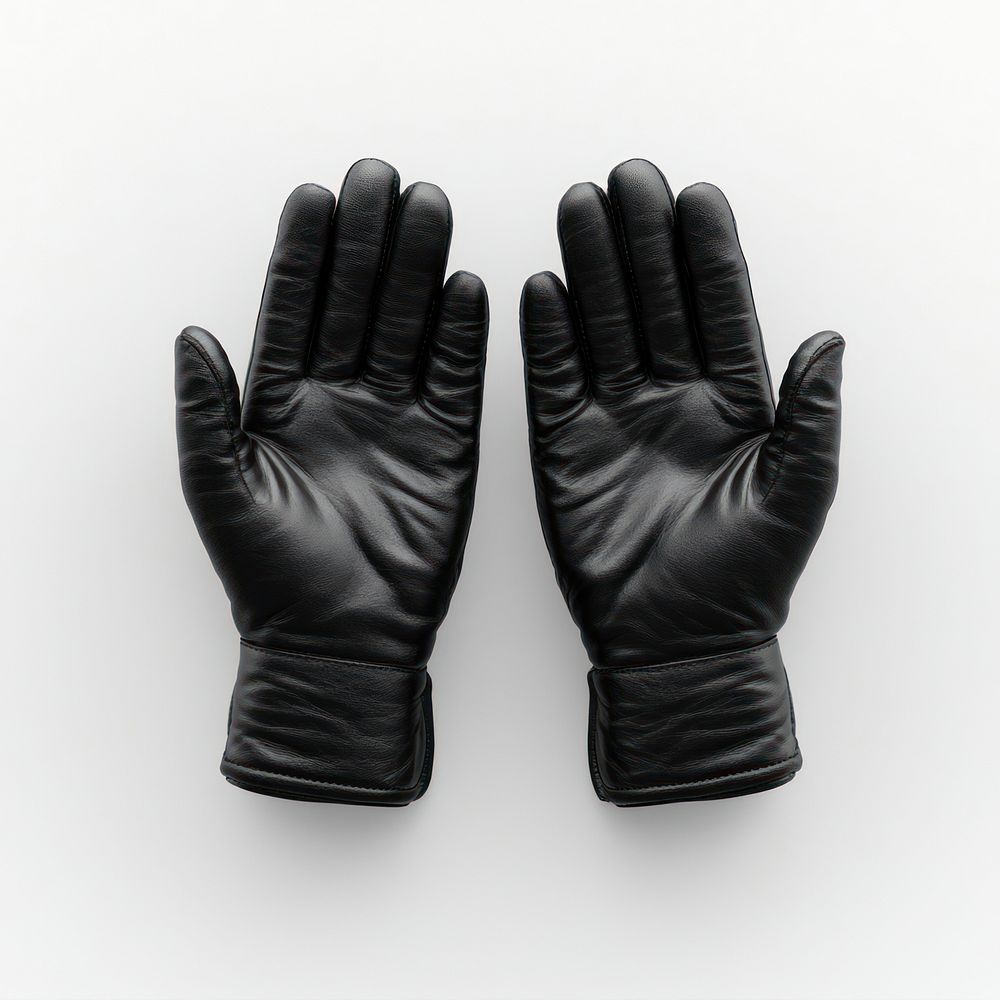 Winter leather Gloves gloves protection accessory.